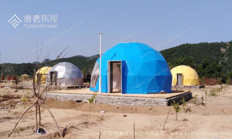 遼寧歐式營(yíng)地星空帳篷酒店案例