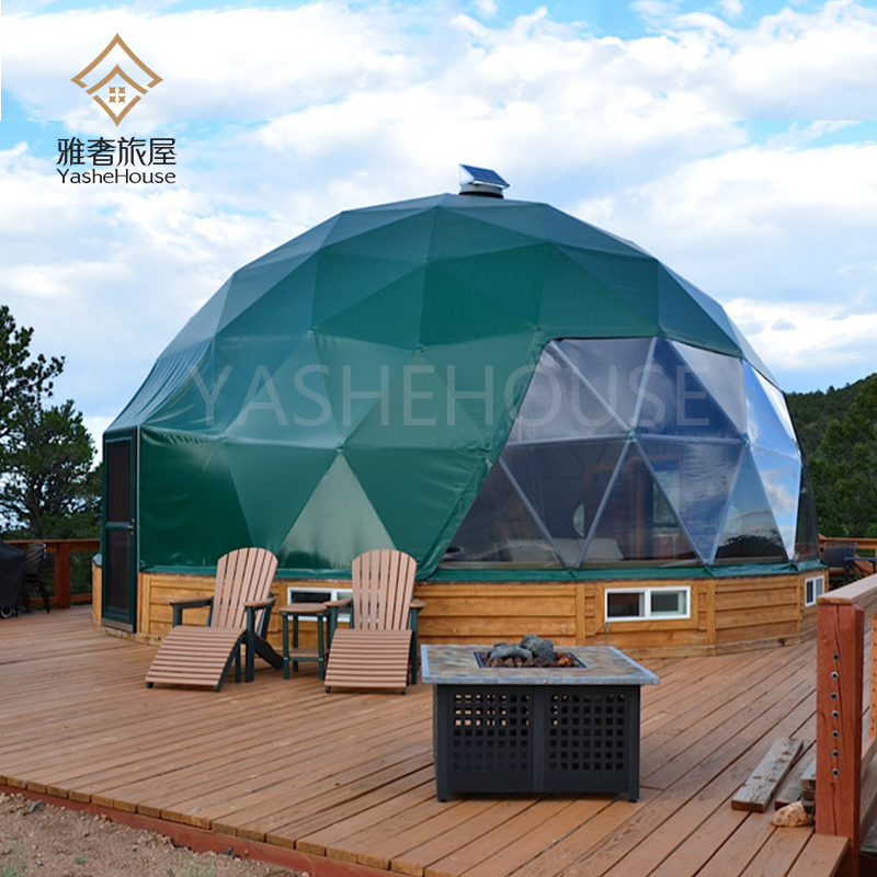 湖南歐式營(yíng)地星空帳篷酒店案例