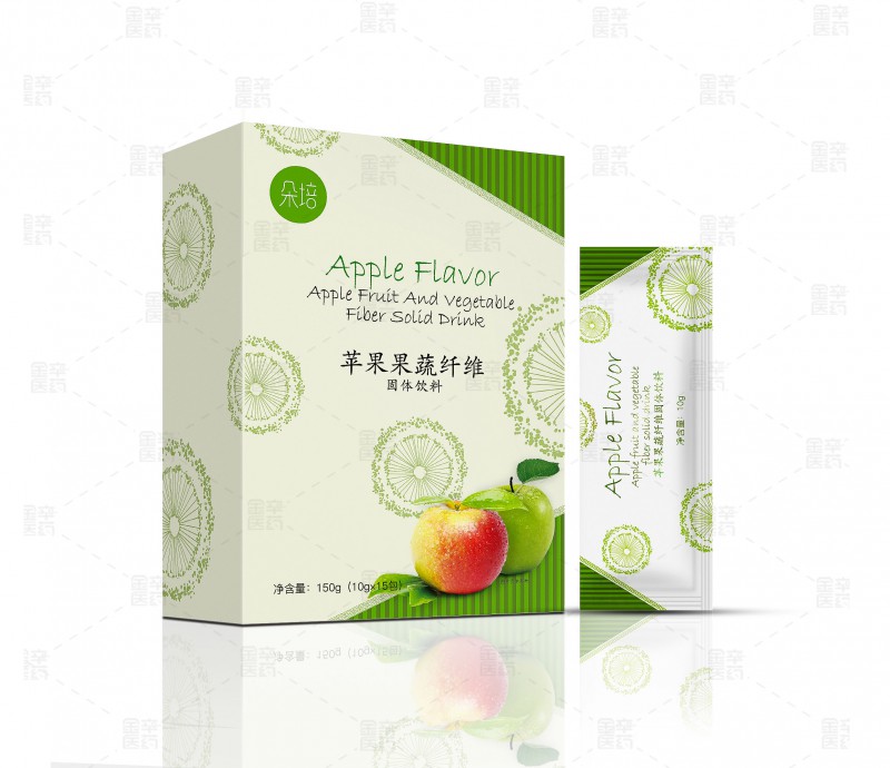 廣東金辛蘋果果蔬纖維固體飲料進(jìn)口原料代加工廠家貼牌