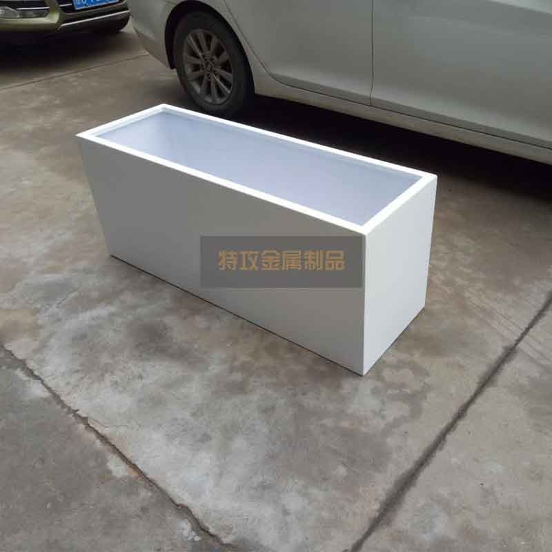市政氟碳漆不銹鋼花箱專業(yè)廠家_戶外不銹鋼大花箱花盆定制