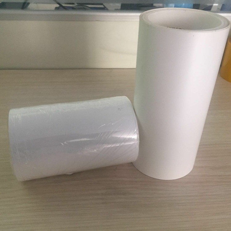 PET乳白色硅膠保護(hù)膜粘性單層膠帶